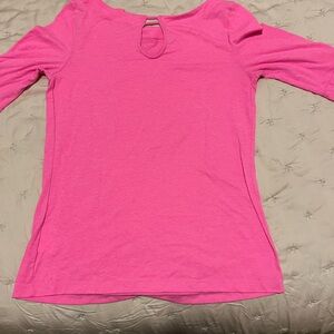 Lilly Pulitzer Vibrant Pink Long Sleeve Top